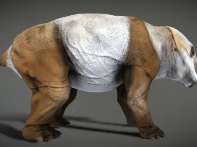 Placerias  Low-poly 3D model