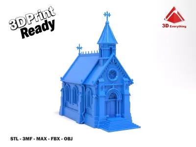 Church 3D print model