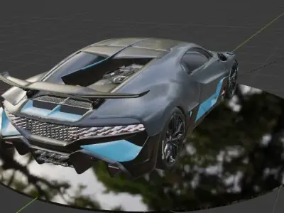 Bugatti Divo VR 3D model