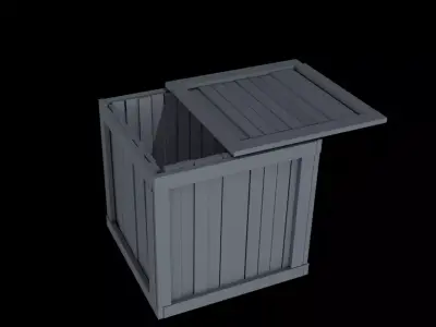crate 02 Free low-poly 3D model