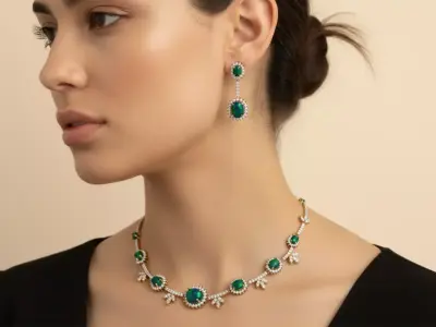 Verdant Halo Half-set jewelry 3D model - for her 3D print model