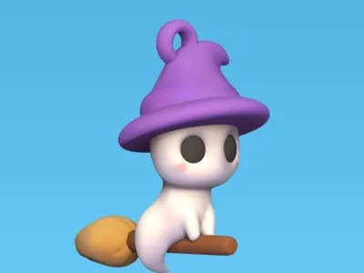 Witch Ghost 3D print model