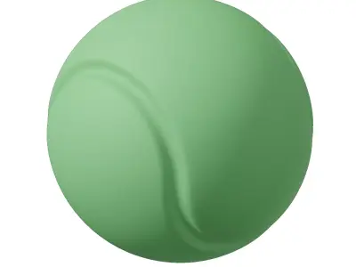 Plastic Sports Ball 3D model