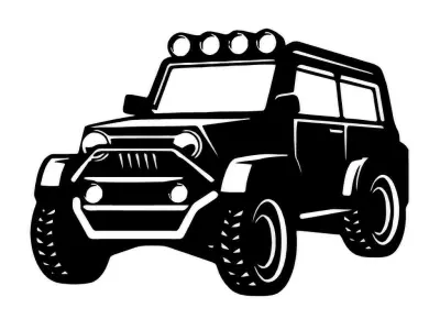 Car Wall 2D Decor 3D print model