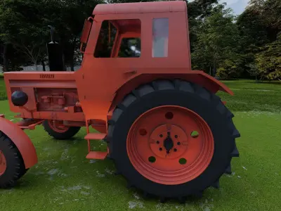 Tractor belarus mtz 80 3D model