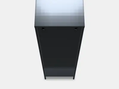 RUDSTA Glass-door cabinet 3 Low-poly 3D model