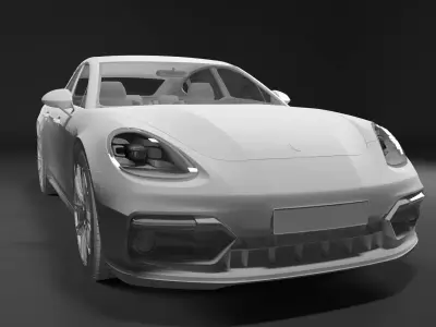 luxury car 3d model vol06 3D model