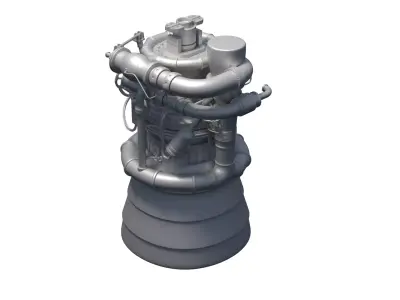 rocket engine Free 3D model
