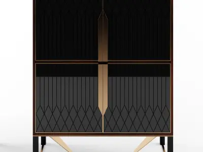 Capital Collection PRISMA Highboard 3D model