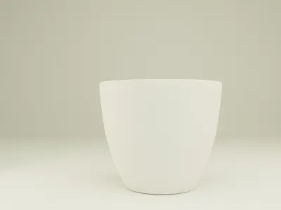 Decorative Kintsugi Vase Low-poly 3D model