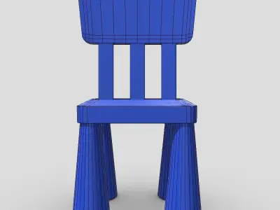 CC0 - Chair 9 Free low-poly 3D model
