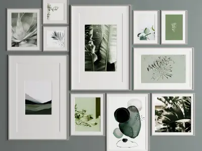 Art Frame 338 Low-poly 3D model