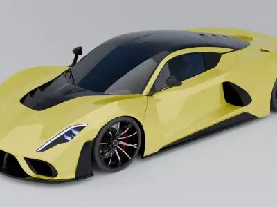 Hennessey Venom F5 3D model