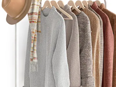 Decorative filling for the hallway 3D model