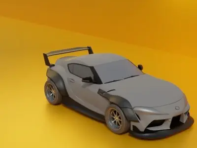 TOYOTA SUPRA BODY KIT 3X OFFSETS - 11SEPT-02 3D print model