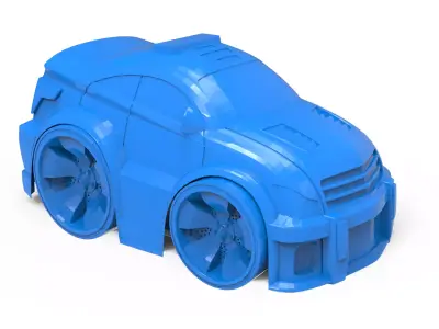Toy Police car  3D print model