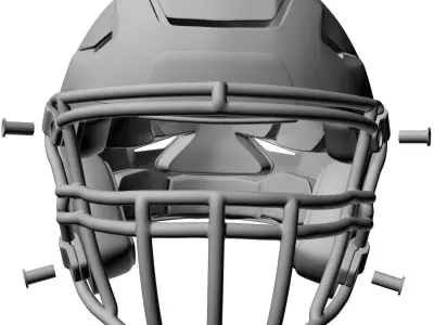 Riddell Speed Flex Football Helmet 3D print model