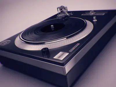 DJ Deck 3D model
