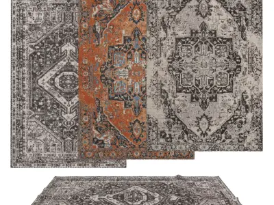 Rugs No 652 Low-poly 3D model