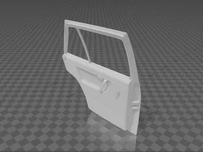 Four Doors for VW Golf Mk2 Doors  3D print model