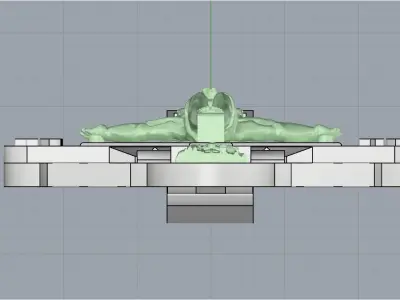 Jesus Cross Pendant 10557 3D print model