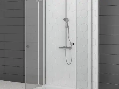 Radaway Fuenta Showers 3D model