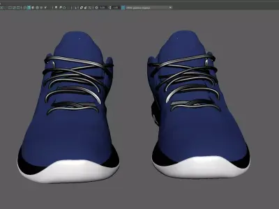 sport shoe Low-poly 3D model