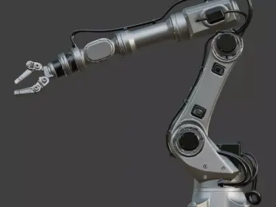Industrial Robotic Arm 3D model