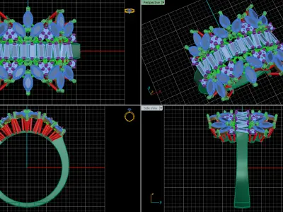 jewelry ring 291 3D print model