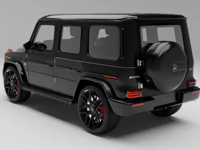 M e r c e d e s AMG G63 with Interior 3D model