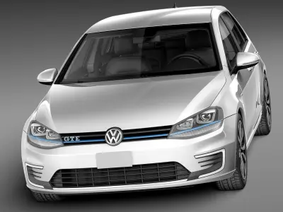 Volkswagen Golf GTE 2015 3D model