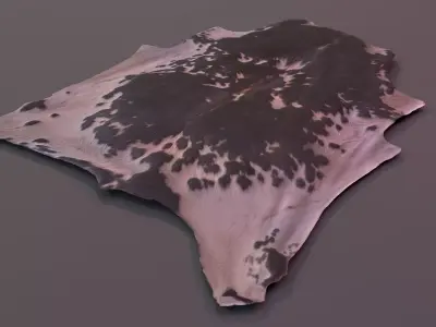 animal pelts volume two Unreal and Unity Low-poly 3D model
