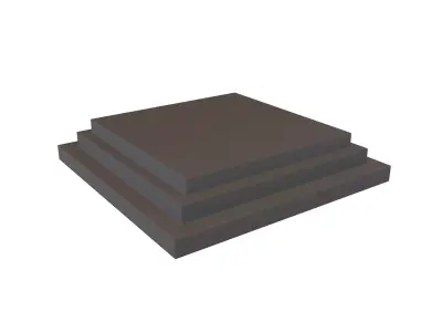 Podium Stage v2 002 Low-poly 3D model