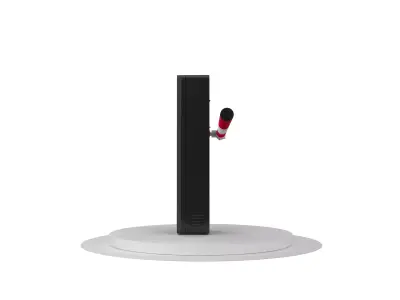 TERMINAL Low-poly 3D model