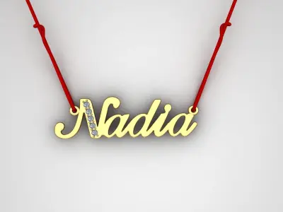 Name Nadia 3D print model