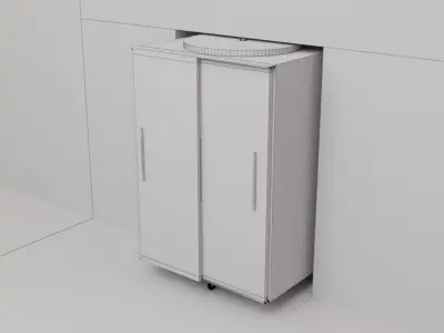 Murphy Bed -Wardrobe Bed- Free 3D print model