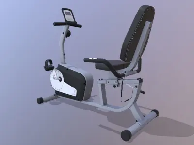 Recumbent Bike 3D model