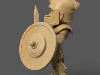 Roman Warrior 3D Model STL for Decoration and Display 3D print model