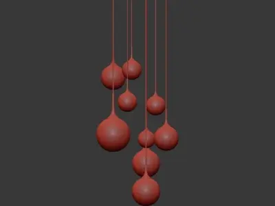 Restoration Hardware Whitney Chandelier 3D model