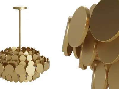 Amaryllis Chandelier 3D model