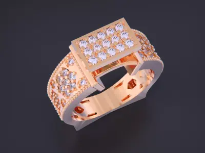 Jewelry Ring 3D print model