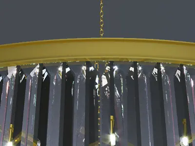 Grandiose Crystal Chandelier by ARORA Lights 3D model