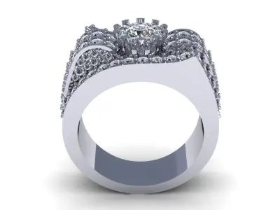 Man Wedding Ring 263 3D print model