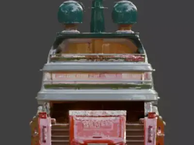 Luxury Christmas Edition Sport Yacht 3D Model 3D model