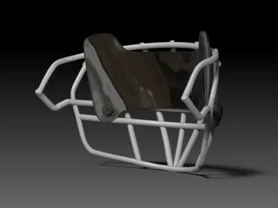 Oakley Visor and Facemask II for NFL Schutt F7 Helmet 3D print model