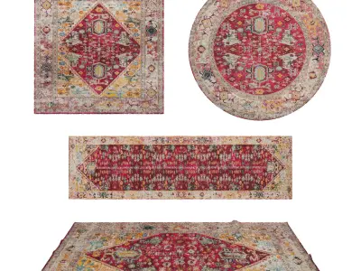 Rugs No 976 Low-poly 3D model