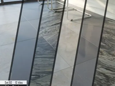 ABC Stone Set 3D model