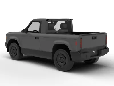Slate Truck EV 2027 3d model 3D model