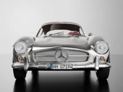 Mercedes-Benz 300 SL - Gullwing 3D model