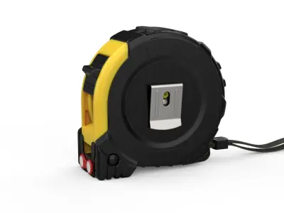 High Detailed Tape Measure 3D Model  STEP File 3D model